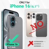 iPhone 16 Pro Max, Magnetic Slim Case [Wireless Charging] Shockproof Anti - Slip Protective Phone Cover[Anti - Fingerprint] Compatible with iPhone 16 Pro Max 6.9", Raspberry Red - 7DAY'S