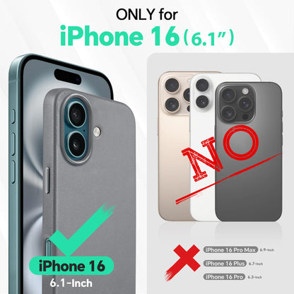 iPhone 16 Pro Max, Magnetic Slim Case [Wireless Charging] Shockproof Anti - Slip Protective Phone Cover[Anti - Fingerprint] Compatible with iPhone 16 Pro Max 6.9", Raspberry Red - 7DAY'S