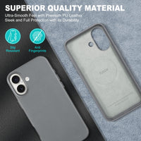 iPhone 16 Pro Max, Magnetic Slim Case [Wireless Charging] Shockproof Anti - Slip Protective Phone Cover[Anti - Fingerprint] Compatible with iPhone 16 Pro Max 6.9", Raspberry Red - 7DAY'S