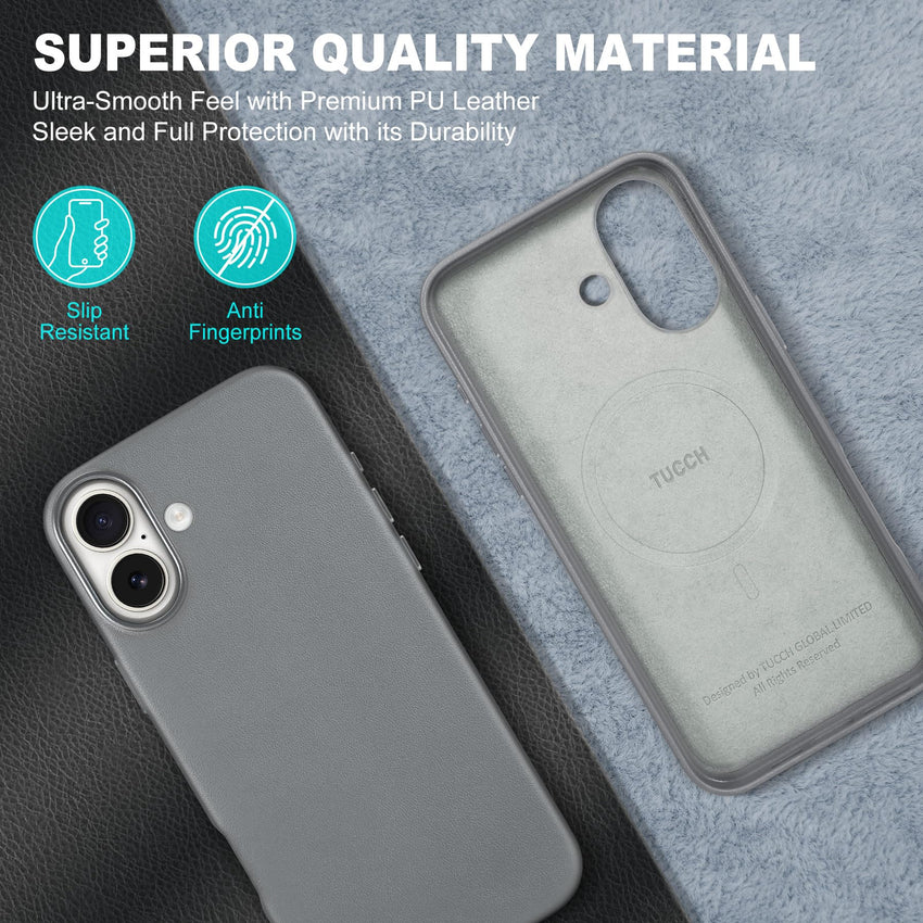 iPhone 16 Pro Max, Magnetic Slim Case [Wireless Charging] Shockproof Anti - Slip Protective Phone Cover[Anti - Fingerprint] Compatible with iPhone 16 Pro Max 6.9", Raspberry Red - 7DAY'S