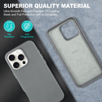 iPhone 16 Pro Max, Magnetic Slim Case [Wireless Charging] Shockproof Anti - Slip Protective Phone Cover[Anti - Fingerprint] Compatible with iPhone 16 Pro Max 6.9", Raspberry Red - 7DAY'S