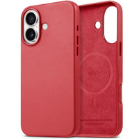 iPhone 16 Pro Max, Magnetic Slim Case [Wireless Charging] Shockproof Anti - Slip Protective Phone Cover[Anti - Fingerprint] Compatible with iPhone 16 Pro Max 6.9", Raspberry Red - 7DAY'S
