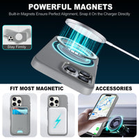 iPhone 16 Pro Max, Magnetic Slim Case [Wireless Charging] Shockproof Anti - Slip Protective Phone Cover[Anti - Fingerprint] Compatible with iPhone 16 Pro Max 6.9", Raspberry Red - 7DAY'S