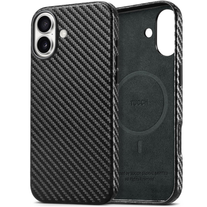 iPhone 16 Pro Max, Magnetic Slim Case [Wireless Charging] Shockproof Anti - Slip Protective Phone Cover[Anti - Fingerprint] Compatible with iPhone 16 Pro Max 6.9", Raspberry Red - 7DAY'S