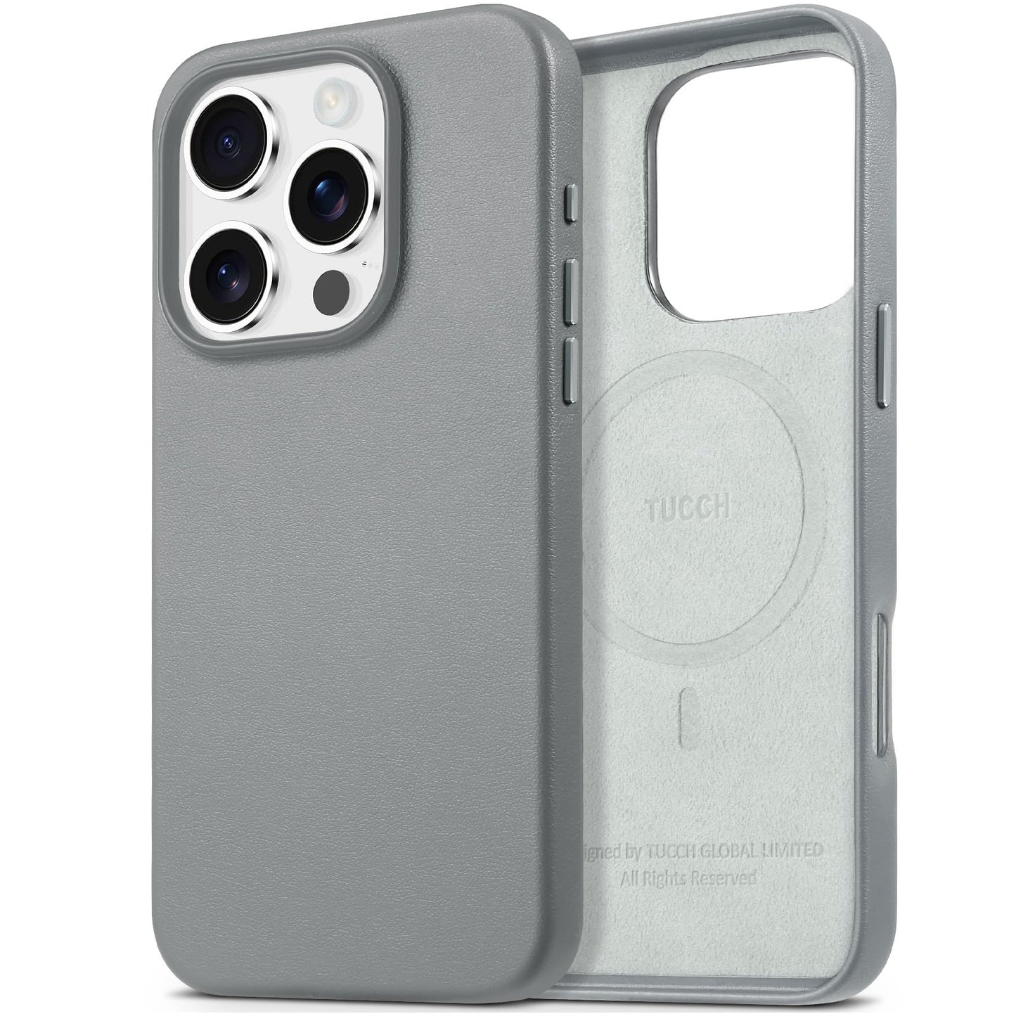 iPhone 16 Pro Max, Magnetic Slim Case [Wireless Charging] Shockproof Anti - Slip Protective Phone Cover[Anti - Fingerprint] Compatible with iPhone 16 Pro Max 6.9", Raspberry Red - 7DAY'S
