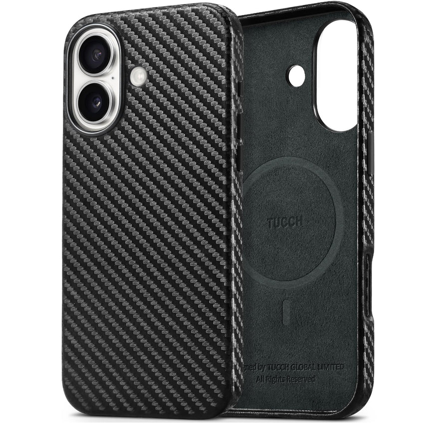 iPhone 16 Pro Max, Magnetic Slim Case [Wireless Charging] Shockproof Anti - Slip Protective Phone Cover[Anti - Fingerprint] Compatible with iPhone 16 Pro Max 6.9", Raspberry Red - 7DAY'S