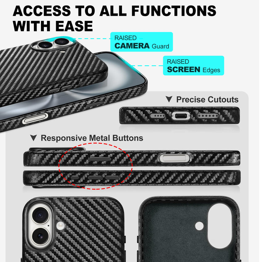 iPhone 16 Pro Max, Magnetic Slim Case [Wireless Charging] Shockproof Anti - Slip Protective Phone Cover[Anti - Fingerprint] Compatible with iPhone 16 Pro Max 6.9", Raspberry Red - 7DAY'S