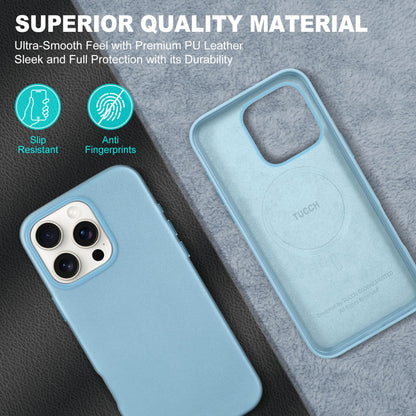 iPhone 16 Pro Max, Magnetic Slim Case [Wireless Charging] Shockproof Anti - Slip Protective Phone Cover[Anti - Fingerprint] Compatible with iPhone 16 Pro Max 6.9", Raspberry Red - 7DAY'S