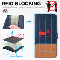 iPhone 16 Pro, RFID Blocking [4 Card Holder] Kickstand [Shockproof TPU Inner Shell] PU Leather Magnetic Protective Flip Cover 6.3“ 2024, Black - 7DAY'S