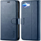 iPhone 16e, [RFID Blocking] 4 Card Holder Kickstand [Shockproof TPU Inner Case] PU Leather Magnetic Closure Protective Cover Compatible with iPhone 16e 6.1" 2025, Black - 7DAY'S