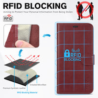 iPhone 16e, [RFID Blocking] 4 Card Holder Kickstand [Shockproof TPU Inner Case] PU Leather Magnetic Closure Protective Cover Compatible with iPhone 16e 6.1" 2025, Black - 7DAY'S