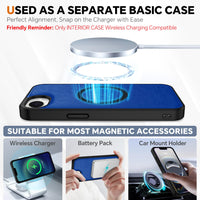 iPhone 16e Wallet 6.1", [Wrist Strap] [Detachable] Magnetic PU Leather Wallet Case RFID Blocking [Wireless Charging] 4 Card Holders Stand Folio Cover for iPhone 16e, Plum Purple - 7DAY'S
