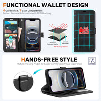 iPhone 16e Wallet 6.1", [Wrist Strap] [Detachable] Magnetic PU Leather Wallet Case RFID Blocking [Wireless Charging] 4 Card Holders Stand Folio Cover for iPhone 16e, Plum Purple - 7DAY'S