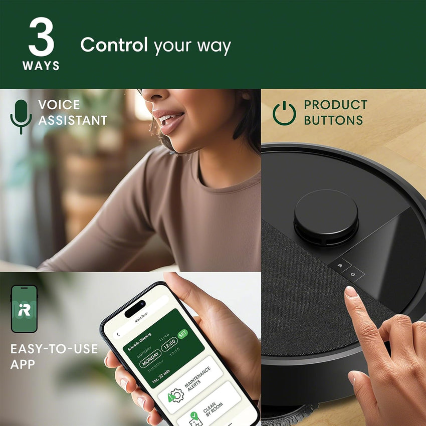 iRobot Roomba Plus 405 (G181) Combo Robot Vacuum & Mop with AutoWash Dock - Amazon Exclusive, Dual Spinning Mop Pads, Self - Empties for 75 Days, Intense Suction, Pad Washing & Drying, Pad - Lift, LiDAR - 7DAY'S