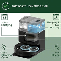 iRobot Roomba Plus 405 (G181) Combo Robot Vacuum & Mop with AutoWash Dock - Amazon Exclusive, Dual Spinning Mop Pads, Self - Empties for 75 Days, Intense Suction, Pad Washing & Drying, Pad - Lift, LiDAR - 7DAY'S