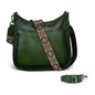 Iswee Crossbody Bags for Women Genuine Leather Purses Vintage Shoulder Handbags Travel Cross Body Bag with Boho Strap - 7DAY'S