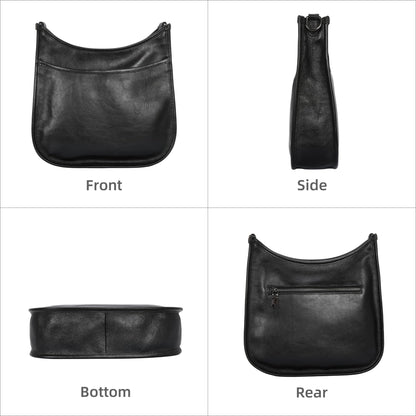 Iswee Crossbody Bags for Women Genuine Leather Purses Vintage Shoulder Handbags Travel Cross Body Bag with Boho Strap - 7DAY'S
