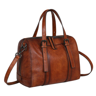 Iswee Genuine Leather Purses for Women Designer Hobo Crossbody Bag Satchel Handbags Top Handle Purses for Travel - 7DAY'S