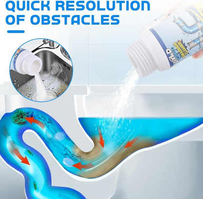 Ivyever Drain Cleaner, Ailson Sink and DrainCleaner, Dodrado DrainCleaner, Worldtornado Sink Drain Cleaner, Dredge Blast Pipe Cleaner, Powerful Pipe Dredging Agent for Home Kitchen Toilet (2) - 7DAY'S