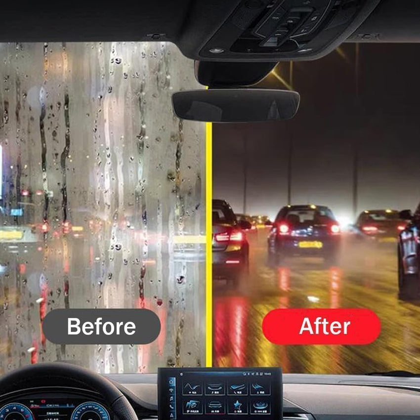 Ivyever Glass Cleaner, Ivy Ever Glass Cleaner, Whimsyard Windshield Cleaner, Oil Film Remover G1, Oil Repellent Film for Car Windows, Oil Film Cleaning Brush for Car Windows, Powerful Remover (1) - 7DAY'S