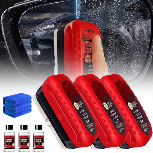 Ivyever Glass Cleaner, Ivy Ever Glass Cleaner, Whimsyard Windshield Cleaner, Oil Film Remover G1, Oil Repellent Film for Car Windows, Oil Film Cleaning Brush for Car Windows, Powerful Remover (1) - 7DAY'S