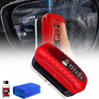 Ivyever Glass Cleaner, Ivy Ever Glass Cleaner, Whimsyard Windshield Cleaner, Oil Film Remover G1, Oil Repellent Film for Car Windows, Oil Film Cleaning Brush for Car Windows, Powerful Remover (1) - 7DAY'S