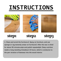 Jaysung Natural Beeswax Care Spray & Restorer, 2025 Natural Micro - Molecularized Beeswax Spray,Beeswax Essential Oil Wax,Bee Wax Sprays,Bee S wax Polish Sprays,BeeswaxSpray for Floors and Furniture (2) - 7DAY'S