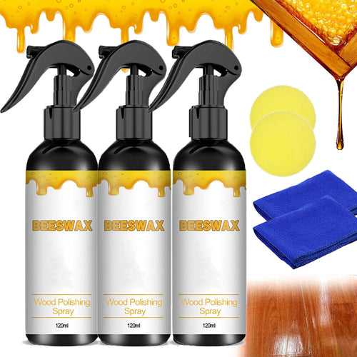 Jaysung Natural Beeswax Care Spray & Restorer, 2025 Natural Micro - Molecularized Beeswax Spray,Beeswax Essential Oil Wax,Bee Wax Sprays,Bee S wax Polish Sprays,BeeswaxSpray for Floors and Furniture (2) - 7DAY'S