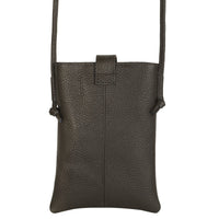 Jennie Small crossbody bag w/ slim strap closure & tassel - Deepest Brown - 7DAY'S
