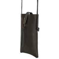 Jennie Small crossbody bag w/ slim strap closure & tassel - Deepest Brown - 7DAY'S