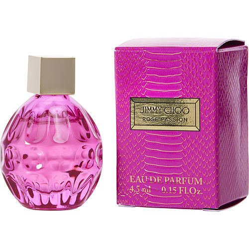 عطر JIMMY CHOO ROSE PASSION من Jimmy Choo EAU DE PARFUM SPRAY بحجم صغير 0.15 أونصة