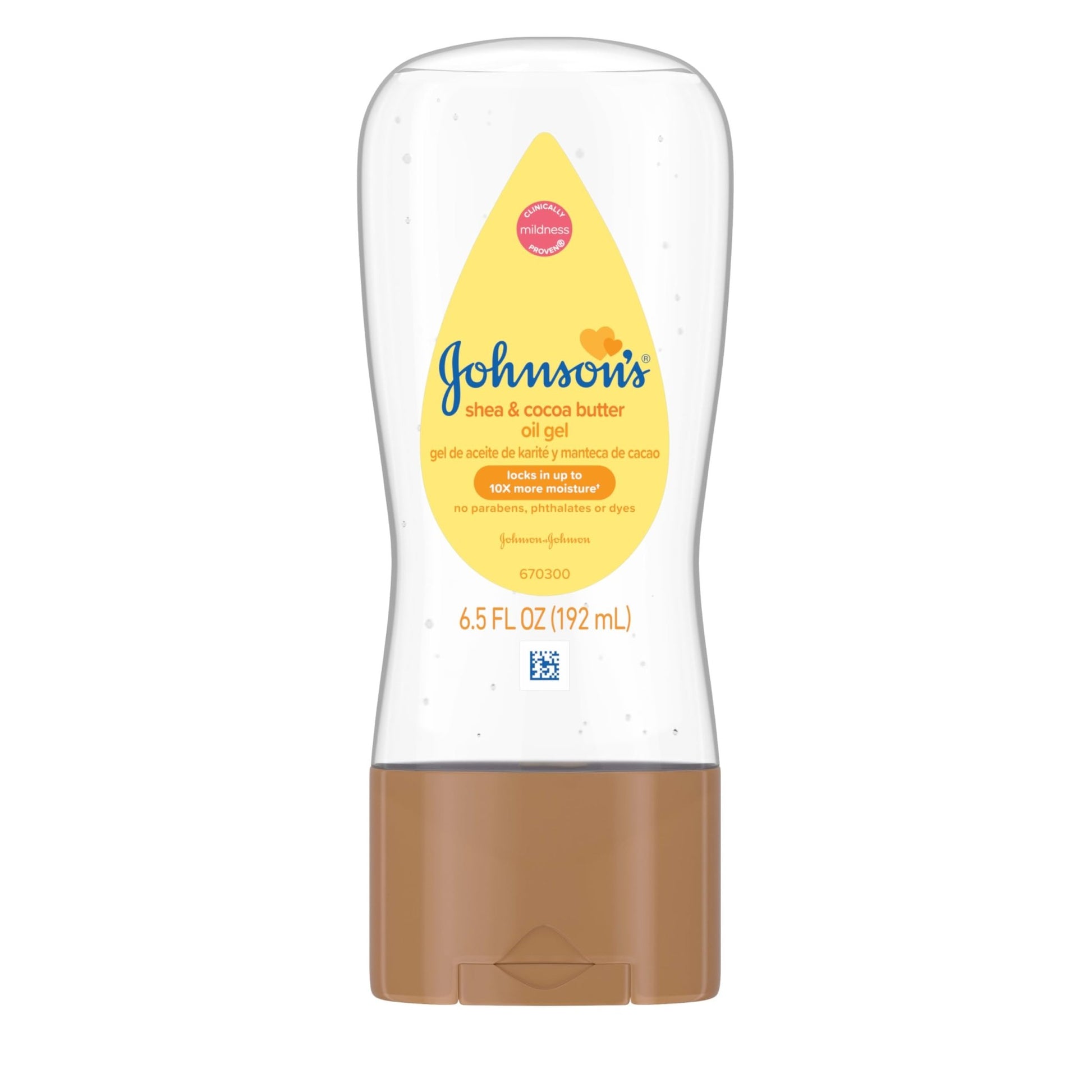 Johnson's Baby Oil, Mineral Oil Enriched with Shea & Cocoa Butter to Prevent Moisture Loss, Hypoallergenic, 20 fl. oz - 7DAY'S