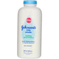 Johnson's Baby Powder with Naturally Derived Cornstarch, Aloe & Vitamin E for Delicate Skin, Hypoallergenic, Free of Parabens, Phthalates & Dyes for Gentle Baby Skin Care, 15 oz - 7DAY'S