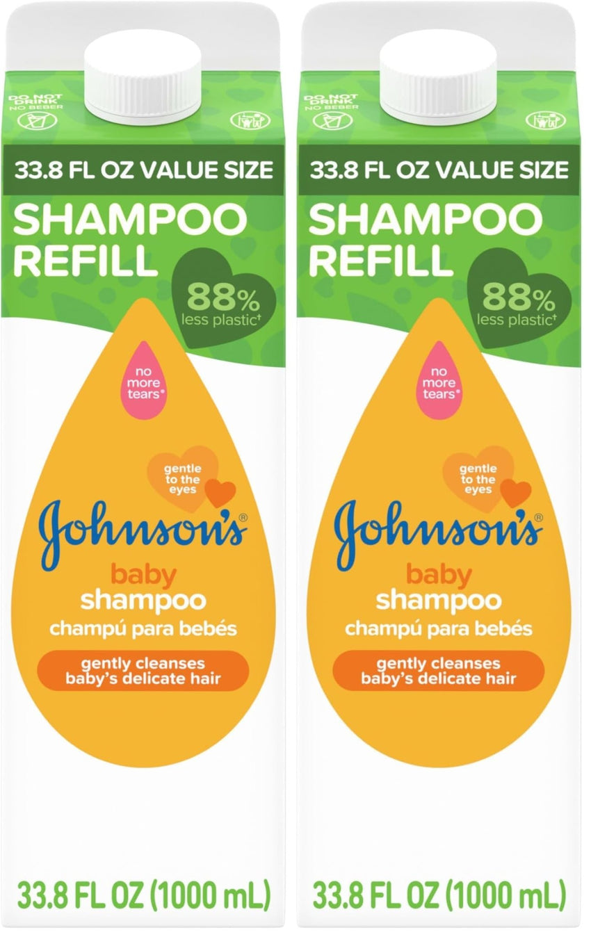 Johnson's Baby Shampoo with Tear - Free Formula, Shampoo for Baby's Delicate Scalp & Skin, Gently Washes Away Dirt & Germs, Paraben - , Phthalate - , Sulfate - & Dye - Free, 20.3 fl. oz - 7DAY'S