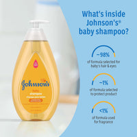 Johnson's Baby Shampoo with Tear - Free Formula, Shampoo for Baby's Delicate Scalp & Skin, Gently Washes Away Dirt & Germs, Paraben - , Phthalate - , Sulfate - & Dye - Free, 20.3 fl. oz - 7DAY'S
