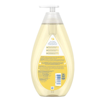 Johnson's Head - to - Toe Gentle Tear - Free Baby & Newborn Wash & Shampoo, Sulfate - , Paraben - Phthalate - & Dye - Free, Hypoallergenic Wash for Sensitive Skin & Hair, 27.1 fl. Oz - 7DAY'S