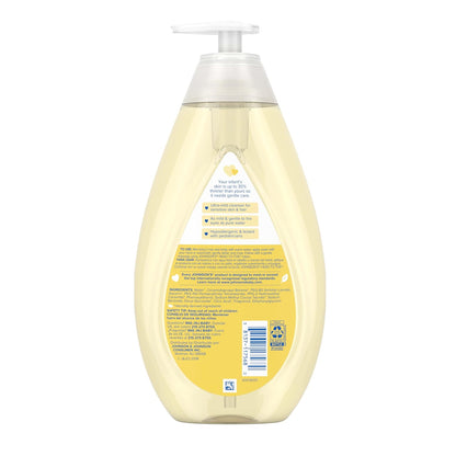 Johnson's Head - to - Toe Gentle Tear - Free Baby & Newborn Wash & Shampoo, Sulfate - , Paraben - Phthalate - & Dye - Free, Hypoallergenic Wash for Sensitive Skin & Hair, 27.1 fl. Oz - 7DAY'S