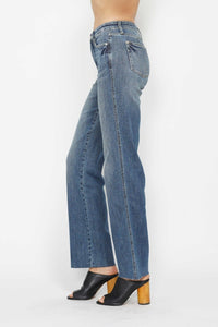 Judy Blue Full Size Tummy Control Straight Jeans - 7DAY'S