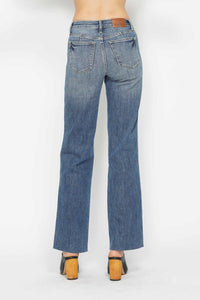 Judy Blue Full Size Tummy Control Straight Jeans - 7DAY'S