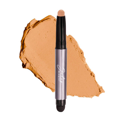 Julep Eyeshadow 101 Cream - to - Powder Waterproof Shadow Stick – Champagne Shimmer – Long - Lasting, Crease - Proof, Medium Golden - Beige Shimmer Cream Eyeshadow with Built - in Smudger - 7DAY'S
