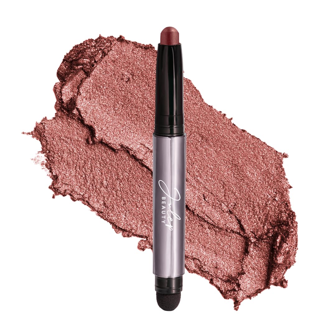 Julep Eyeshadow 101 Cream - to - Powder Waterproof Shadow Stick – Champagne Shimmer – Long - Lasting, Crease - Proof, Medium Golden - Beige Shimmer Cream Eyeshadow with Built - in Smudger - 7DAY'S