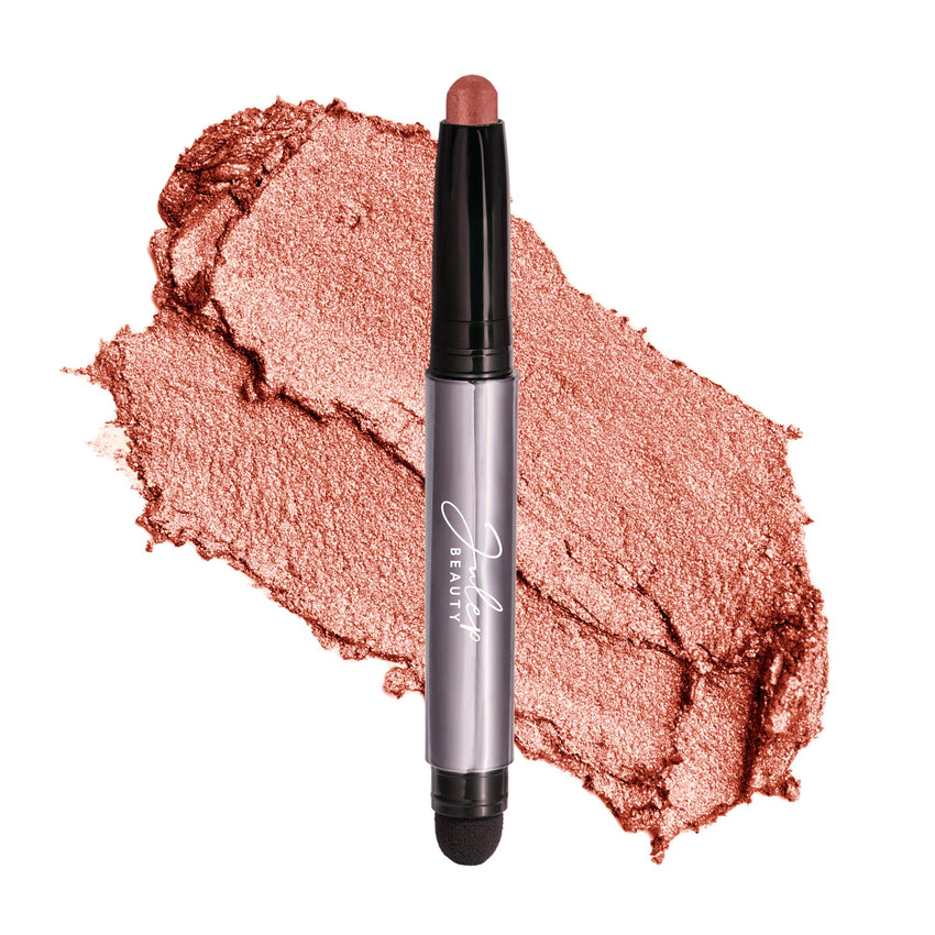 Julep Eyeshadow 101 Cream - to - Powder Waterproof Shadow Stick – Champagne Shimmer – Long - Lasting, Crease - Proof, Medium Golden - Beige Shimmer Cream Eyeshadow with Built - in Smudger - 7DAY'S
