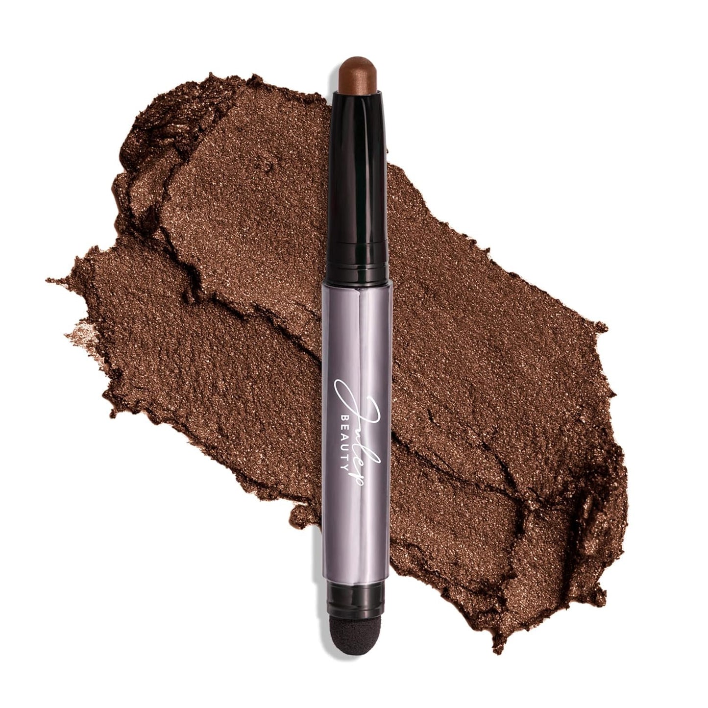 Julep Eyeshadow 101 Cream - to - Powder Waterproof Shadow Stick – Champagne Shimmer – Long - Lasting, Crease - Proof, Medium Golden - Beige Shimmer Cream Eyeshadow with Built - in Smudger - 7DAY'S