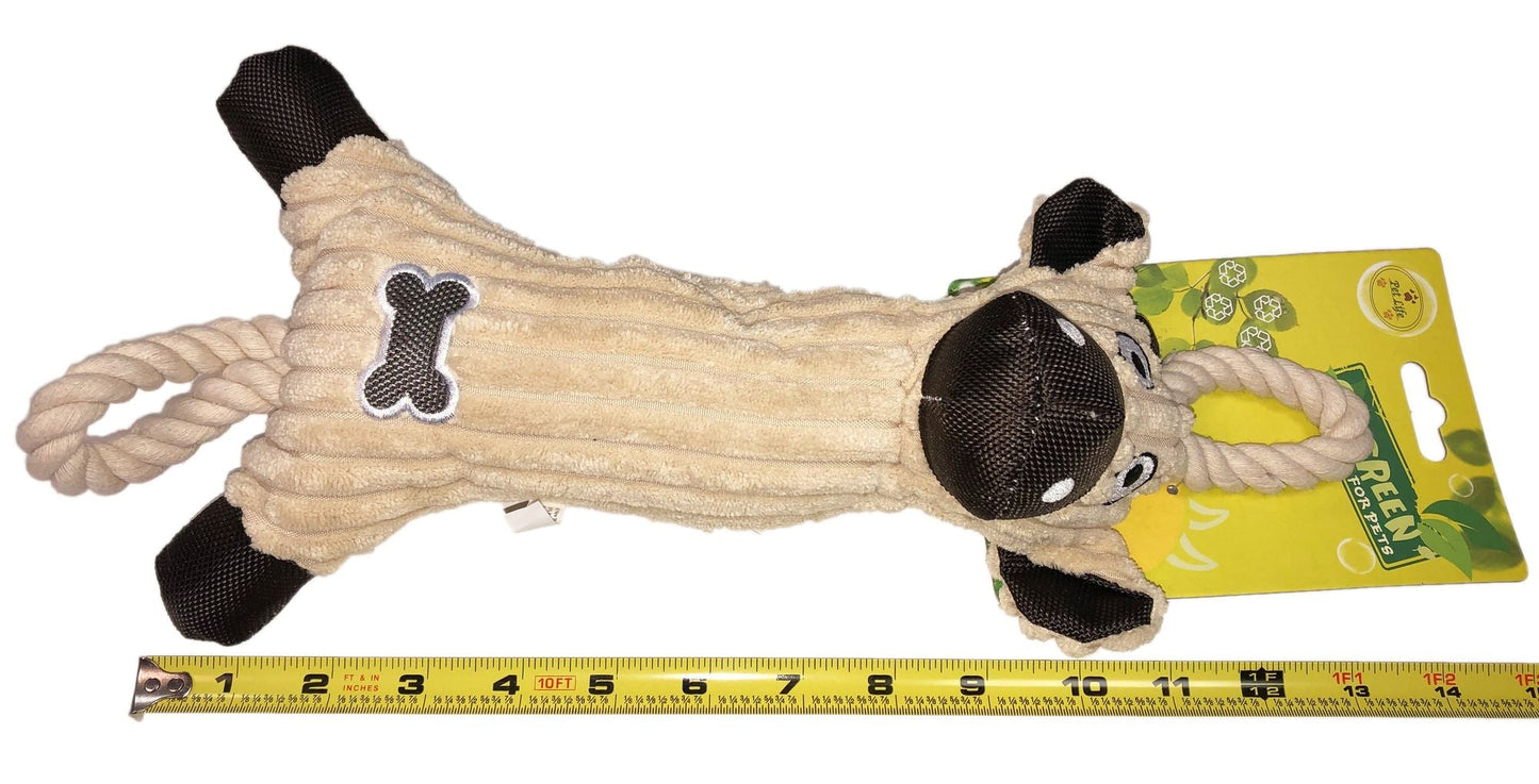 Jute And Rope Plush Cow - Pet Toy - 7DAY'S