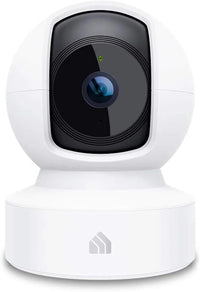 Kasa Indoor Pan/Tilt Smart Security Camera, 1080p HD Dog - Camera,2.4GHz with Night Vision,Motion Detection for Baby and Pet Monitor, Cloud & SD Card Storage, Works with Alexa& Google Home (EC70), White - 7DAY'S