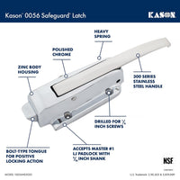 Kason 0056 Safeguard® Latch (10056L06021) - 7DAY'S