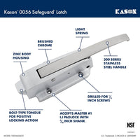 Kason 0056 Safeguard® Latch (10056L06021) - 7DAY'S