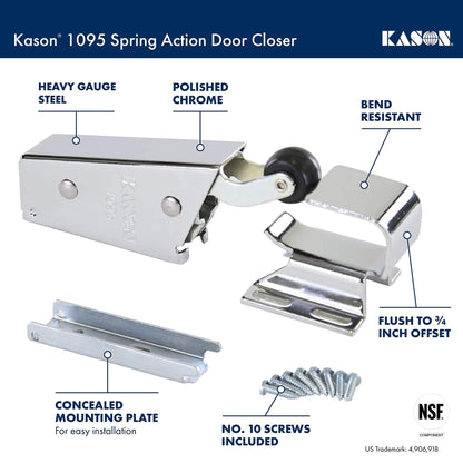 Kason 1095 Spring Action Door Closer, 11095000013 - 7DAY'S