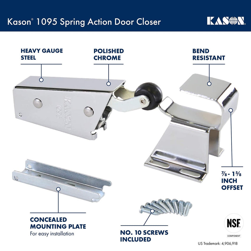 Kason 1095 Spring Action Door Closer, 11095000013 - 7DAY'S