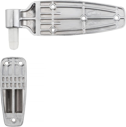 Kason 1245 Reversible Cam - Rise Hinge, 1 - 7/8 Inch Offset, Polished Chrome Finish, 11245000080 - 7DAY'S